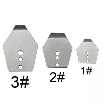 20 шт., лезвие для плавания, лезвие из нержавеющей стали, «сделай сам», вибрационные приспособления для танцора, литье, качающаяся рыболовная приманка, снасти для рукоделия 1#