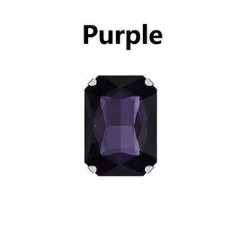 20 шт./лот, 10*14 мм, изготовление ювелирных изделий, поделки своими руками, популярные стразы, пришитые на плоской спине, прямоугольные хрустальные стеклянные бусины, нежные ювелирные изделия 10x14mm 20pcs