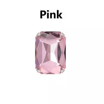 20 шт./лот, 10*14 мм, изготовление ювелирных изделий, поделки своими руками, популярные стразы, пришитые на плоской спине, прямоугольные хрустальные стеклянные бусины, нежные ювелирные изделия 10x14mm 20pcs