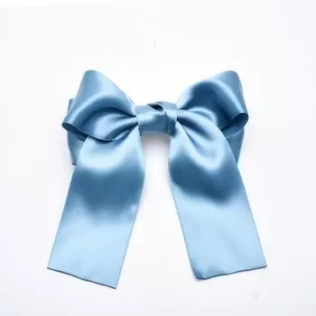 20 шт./лот 1,3 дюйма однотонный бантик с металлической заколкой милый подарок заколки для волос для девочки детей милые маленькие заколки детские аксессуары для волос