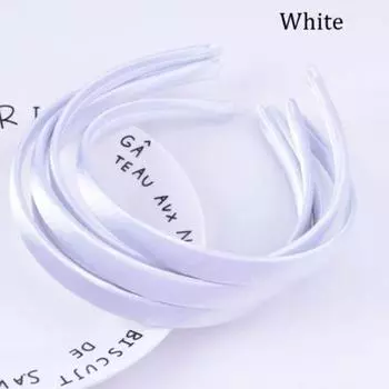 20 шт./лот 1,5 см Широкие Обручи для волос Повязки на голову Для женщин Детей Повязка для волос Аксессуары для волос Атласная лента Ободок для волос повязка для головы Макияж Спорт