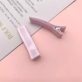 20 шт./лот 5 см Зажимы-крокодилы с лентой, Банты для девочек, женщин, Аксессуары для волос, Зубчатые заколки, Заколки для волос, Металлические зажимы-крабы