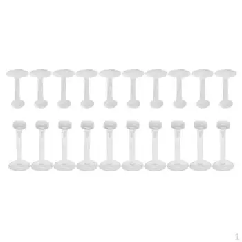 20 шт./лот, акриловые шпильки для носа, женские, 16 г