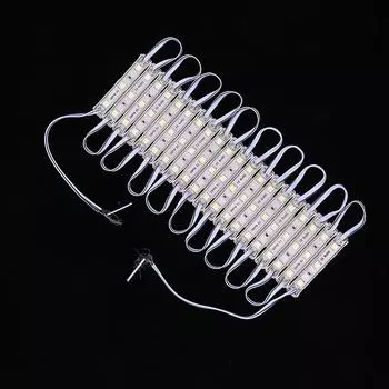 20 шт./лот водонепроницаемый супер яркий подсветка для вывесок Dc12V светодиодный модуль 3 Smd 5054 теплый белый/красный цвет белый