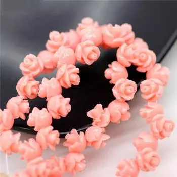 20 шт./лот, высокое качество, для самостоятельного изготовления браслета, ожерелья, популярные аксессуары, 6 мм, розовая ракушка, порошок, рассыпчатые бусины-разделители, изготовление ювелирных изделий, материал ручной работы 20pcs/Pack 6mm