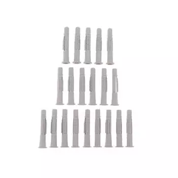 20 шт. M6/M8/M10 узловатые расширительные трубки экологически чистые нейлоновые/пластиковые расширительные дюбели мультиспецификации