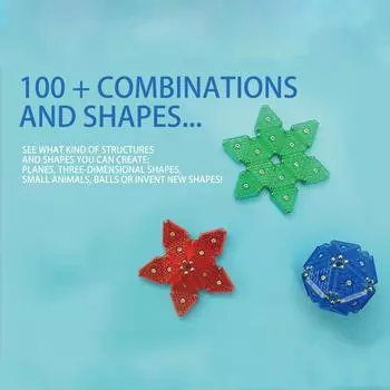 20 шт. Магнитная присоска, строительные блоки с магнитной присоской, детские игрушки, магнитные подушечки, деформация головоломки one size красный