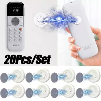 20 шт. Магнитный крючок, многоцелевой настенный держатель, защита от потери, крючок, наклейка на холодильник, пульт дистанционного управления, органайзер для хранения, крючок 2pcs(1 set)