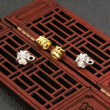 20 шт., маленькие круглые подвески в виде сливы из сплава для изготовления ювелирных изделий, очаровательное украшение «сделай сам» 7*11mm 20pcs золотой