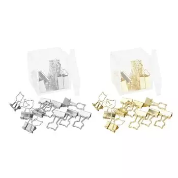 20 шт. маленьких зажимов с ручкой в виде маленького медведя, экологически чистые, прочные, многофункциональные, маленькие Gold