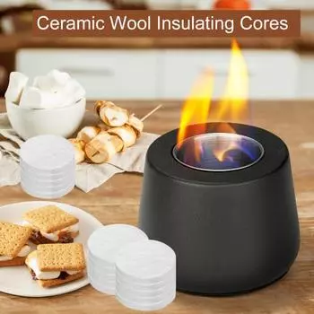 20 шт. Маленький керамический фитиль для замены ваты для настольной горелки с алкоголем и биоэтанолом