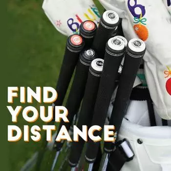 20 шт., маркеры с названием гольф-клуба, выгравированные на заказ, маркер для гольф-клуба, многоразовые маркеры расстояния, аксессуары для гольфа для начинающих чёрный