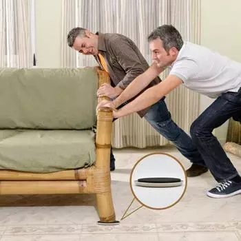 20 шт., мебельные накладки для ножек из твердой древесины, полы, ползунки для стула, защитные многоразовые круглые раздвижные коврики для тяжелых условий эксплуатации