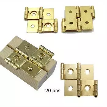 20 шт. мебельные петли для складных экранов, фурнитура для спальни, ванной комнаты, двери, складные экраны, ворота, петли в стиле ретро, двухсторонние дверные петли