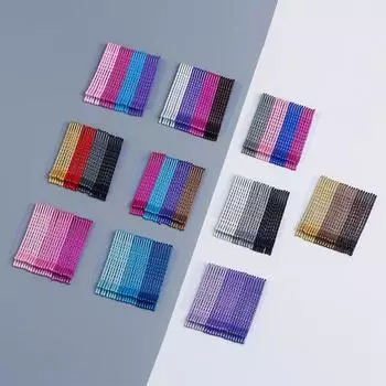 20 шт. металлические разноцветные фиксированные зажимы для волос для женщин и девочек, вьющиеся волнистые заколки для волос, зажимы для волос, женские заколки, аксессуары для укладки волос