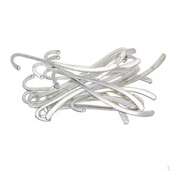 20 шт. металлические закладки для книг с крючком, бисер, фурнитура для ювелирных изделий, поделки x 14 мм