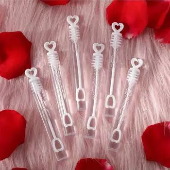 20 шт. Мини-белые мыльные пузыри в форме сердца на День святого Валентина, сувениры на свадьбу, помолвку, сладкий подарок для пар мальчиков и девочек (За исключением жидкостей) белый