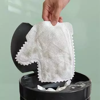 20 шт., многофункциональные удобные перчатки для уборки дома, влажная и сухая варежка для пыли двойного назначения для кухни белый