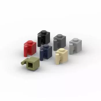 20 шт. MOC Parts 2921 Brick Special 1 x 1 с ручкой, совместимые кирпичи, DIY Assmble Building Blocks, Particle Kid Brain Toy Gift