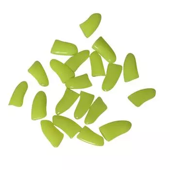 20 шт., мягкие силиконовые колпачки для ногтей с защитой от царапин, защитные чехлы для домашних животных, собак, кошек, 10 мл XS жёлтый