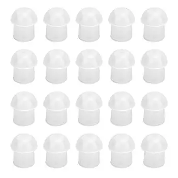 20 шт. мягкие силиконовые вкладыши для слуховых аппаратов, сменные вкладыши для слуховых аппаратов, вкладыши для слуховых аппаратов
