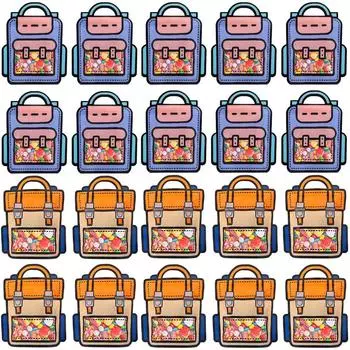 20 шт. Мультяшные рюкзаки-пакеты для подарков с ручками для вечеринки, свадьбы, дня рождения