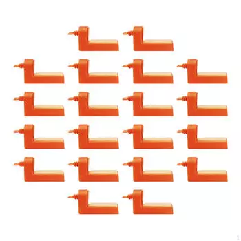 20 шт. мужской инструмент для выравнивания угла, система выравнивания плитки, многоразовая прокладка