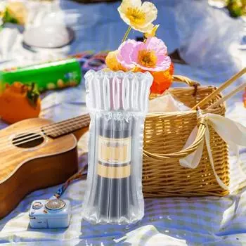 20 шт. надувная сумка с воздушной колонкой, сверхмощная, 7 колонок, многоразовая противоударная, хрупкая, упаковка для бутылок вина, дорожная защитная сумка, комплект M