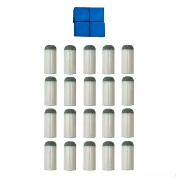 20 шт. накладок для бильярдных киев, надеваемых, совместимых с клюшками для снукера 10 mm