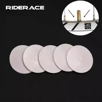 20 шт. наклейка на французский клапан Presta для велосипеда, защита обода горного шоссейного велосипеда, фиксированная наклейка на насадку для велосипеда, клеевая накладка бежевый