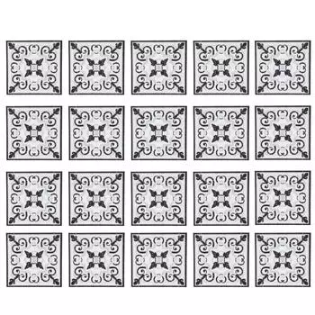 20 шт. наклейки на плитку самоклеющиеся ПВХ диагональные наклейки напольные наклейки гостиная домашний декор