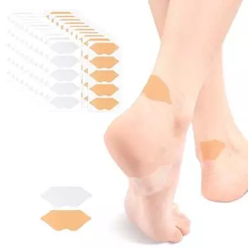 20 шт. Наклейки на пятки, липкие накладки на пятки от мозолей, самоклеящиеся протекторы для высоких каблуков 20pcs