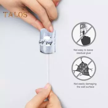 20 шт. настенных крючков, не оставляющих следов, самоклеящихся, с большой грузоподъемностью, противоскользящих, водонепроницаемых, без сверления, для установки, крючки для ванной комнаты, кухонный органайзер для экономии места 20PCS