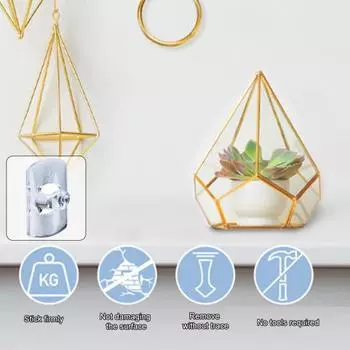 20 шт. настенных крючков, не оставляющих следов, самоклеящихся, с большой грузоподъемностью, противоскользящих, водонепроницаемых, без сверления, для установки, крючки для ванной комнаты, кухонный органайзер для экономии места 20PCS