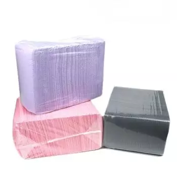 20 шт. Настольный коврик для дизайна ногтей, одноразовый складной чистый коврик, лак для ухода за ногтями, водостойкая скатерть, маникюрный инструмент, ворсистая бумага 20PCS/SET белый