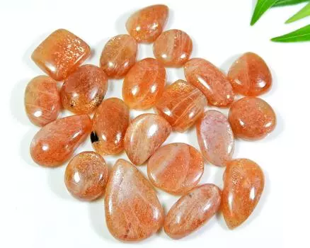 20 шт. натуральный солнечный камень необработанный 14-24 мм микс драгоценных камней кабошон объятия драгоценный камень RQ-649