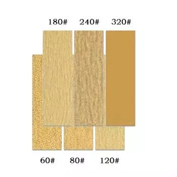 20 шт. наждачная бумага 3,5 х 1 дюйм, зернистость 60-320, аксессуары