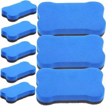 20 шт. немагнитных сухих ластиков для белых досок в форме косточки, мини-ластики для сухого стирания, очиститель для досок для класса, дома и офиса. 20pcs