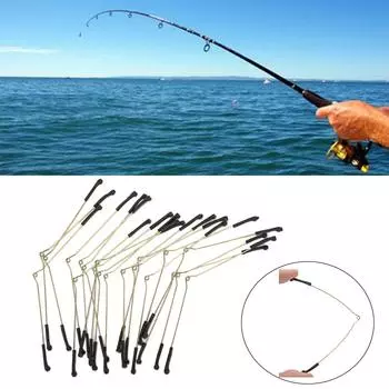 20 шт. нержавеющих разделителей рыболовной лески, устойчивых к коррозии, разделитель лески, удобный для переноски, поворотный инструмент Space Bean