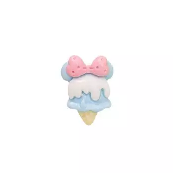 20 шт. новых кавайных мультяшных бабочек Junction Ice Cream смолы скрапбукинг Diy ювелирные изделия детский подарок шпильки аксессуары One Size синий