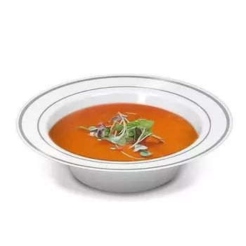 20 шт. одноразовая салатница для супа, сверхмощный контейнер для посуды с защитой от утечек золотистый