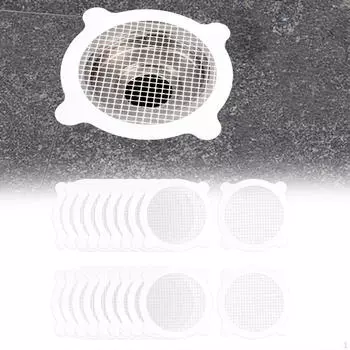 20 шт. одноразовые наклейки для сбора волос в полу, дренажный фильтр, удобный антиблокировочный для