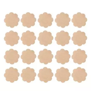 20 шт. Одноразовые наклейки на соски Клейкие Ультратонкие Накладки на грудь Дышащие Пастилки для груди для