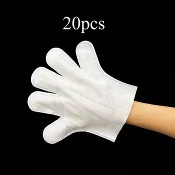20 шт одноразовые перчатки для уборки бытовые кухонные перчатки для сухой и влажной уборки домашних животных двойного назначения ленивая салфетка для удаления пыли