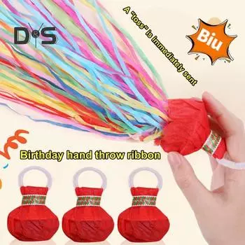 20 шт. одноразовых разноцветных бумажных серпантинов без беспорядка, конфетти-серпантины для празднования дня рождения, свадьбы, вечеринки 20PCS