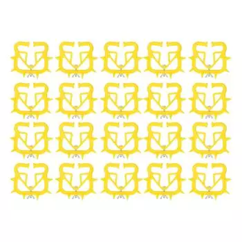 20 шт. отъемышей для телят, сельскохозяйственных животных, отъемышей, инструмент для отъема телят, крупного рогатого скота, предотвращает сосание носа коровы