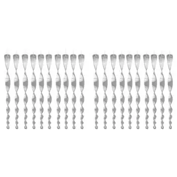 20 шт. отпугиватель птиц в виде колокольчика из пластика, светоотражающий отпугиватель птиц, безопасный подвесной отпугиватель птиц, украшение для дома, патио, сада