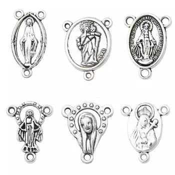 20 шт./пакет, античное серебро, сплав цинка, металлические подвески с подвесками для DIY, принадлежности для изготовления ювелирных изделий ручной работы 13.5x17mm серебряный