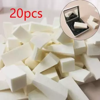 20 шт./пакет, косметические спонжи, треугольные мягкие спонжи для макияжа, тональный крем для лица, консилер, крем-пудра, смазка, спонж, косметический инструмент