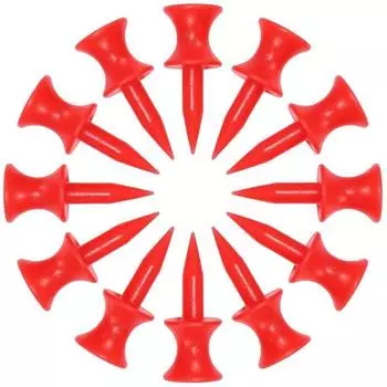 20 шт./пакет красная подставка для гольфа 31 мм, ограничитель для мяча, пластиковый держатель для мяча для гольфа, аксессуары для поля для гольфа 20pcs красный